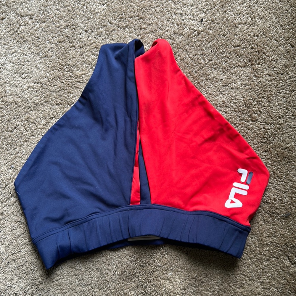 Fila cross/halter sports bra (medium)